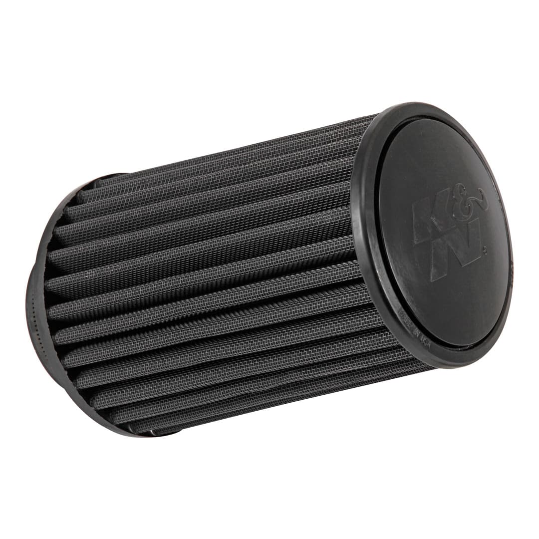 K&N RU-3105HBK Dryflow Universal Air Filter — 89mm — official K&N product photograph